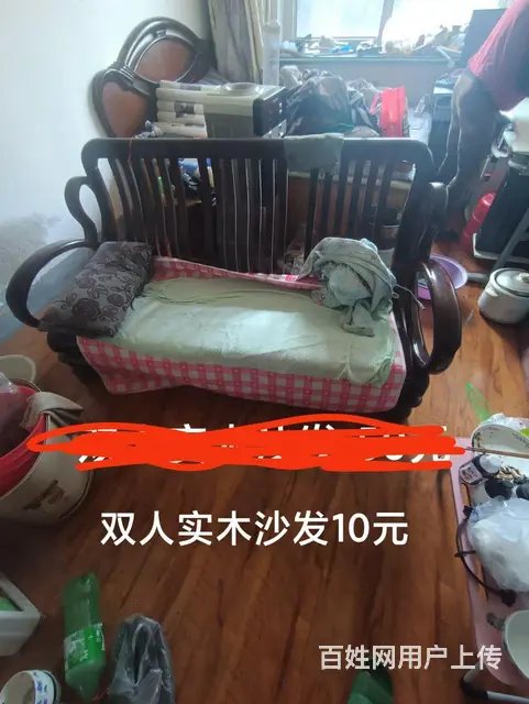 实木沙发，茶几，餐桌 - 图片 1