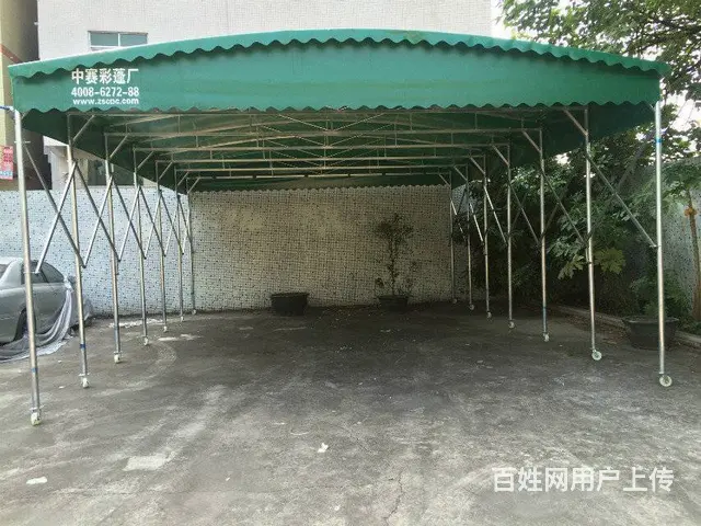 长沙物流棚推拉棚雨棚遮阳棚夜宵烧烤棚 - 图片 6