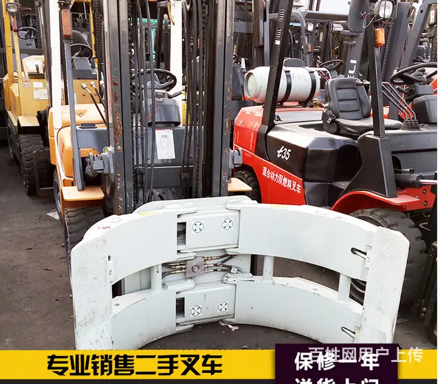 二手3吨侧移夹抱转让、卡斯卡特钢管夹抱5吨杭州叉车 - 图片 9