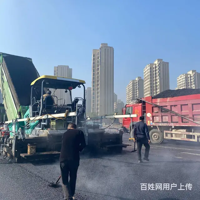 郑州沥青摊铺及碾压 - 图片 2
