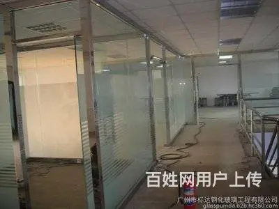 周市镇玻璃隔断订做安装，玻璃门订做维修 - 图片 3