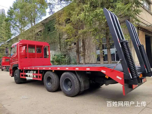 一拖福德后八轮挖机平板运输车全国包上户可分期 - 图片 7