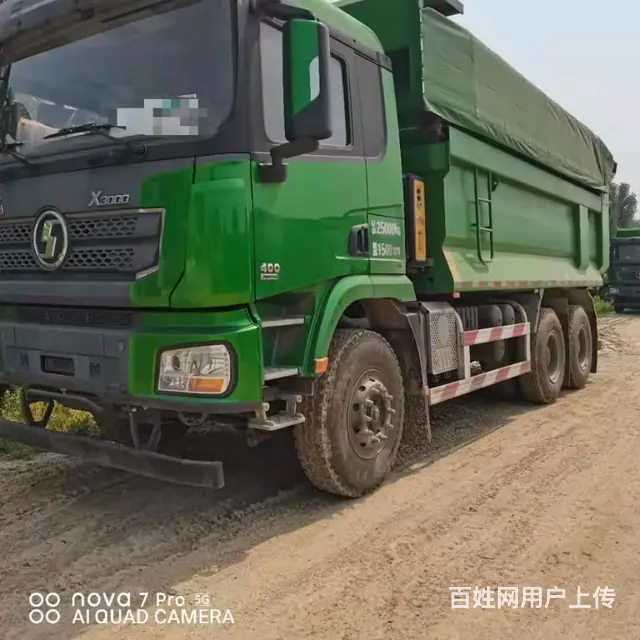 二手德龙自卸车 6米大箱 国五 后八轮渣土车 - 图片 2