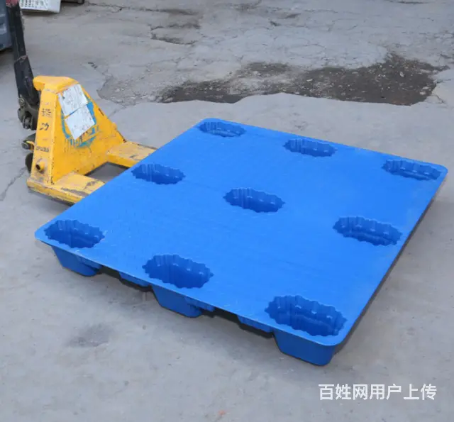 二手塑料地拍子塑料托盘叉车栈板塑料垫板防潮板接漏盘 - 图片 1