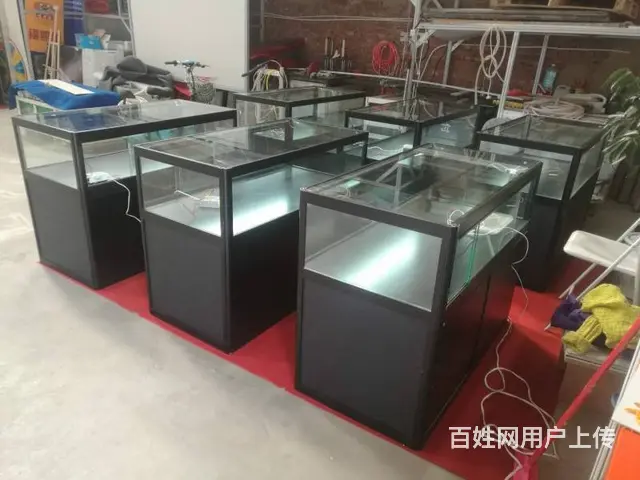 可以折叠安装简便的玻璃柜大量租赁 - 图片
