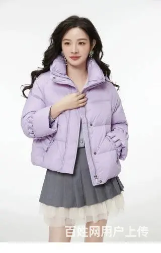 武汉盛依服饰睿丽组合品牌羽绒服上新批发折扣女装 - 图片 2