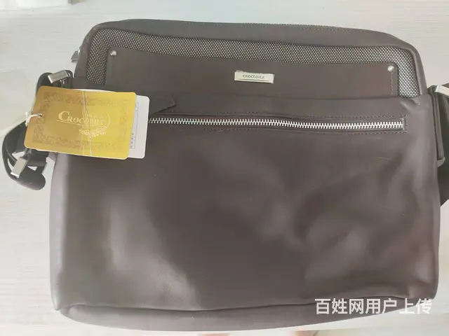 出售商场专柜鳄鱼恤品牌纯皮男包 - 图片 1