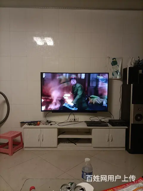 五十五寸曲屏智能液晶电视机，品相好，无拆无修 - 图片 2