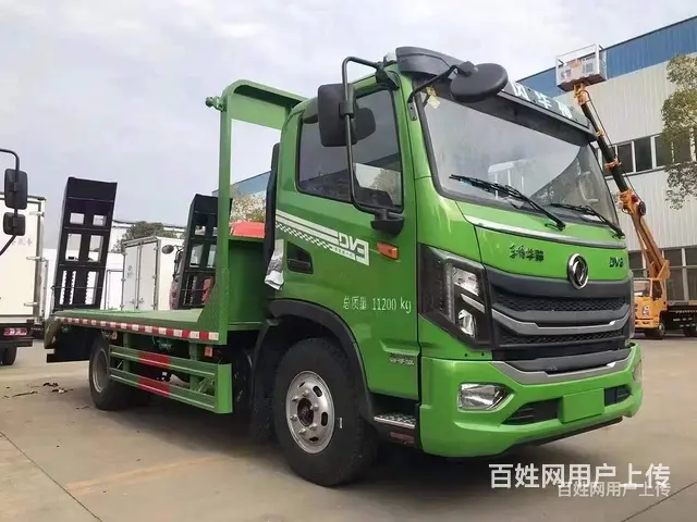 专拉小挖东风单桥挖机拖车平板车 厂家报价 - 图片 1