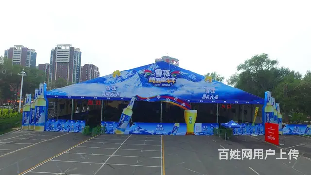 户外展会大棚车展篷房铝合金帐篷体育篷房租赁大棚 - 图片 1