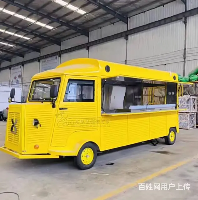 百搭复古网红餐大空间高利用率高颜值网红餐车咖 - 图片 6