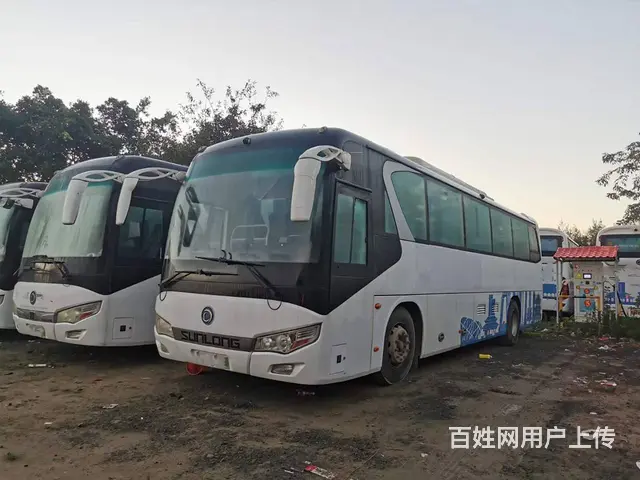 50座气囊中门带电池加热上海申龙旅游车 - 图片 1