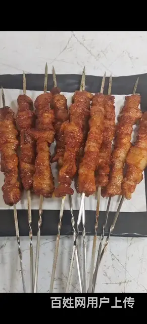 电烤牛肉串，羊肉串 - 图片 2