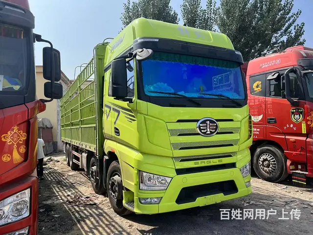 出售二手解放J7前四后八高栏460马力 自动挡国6 - 图片 3