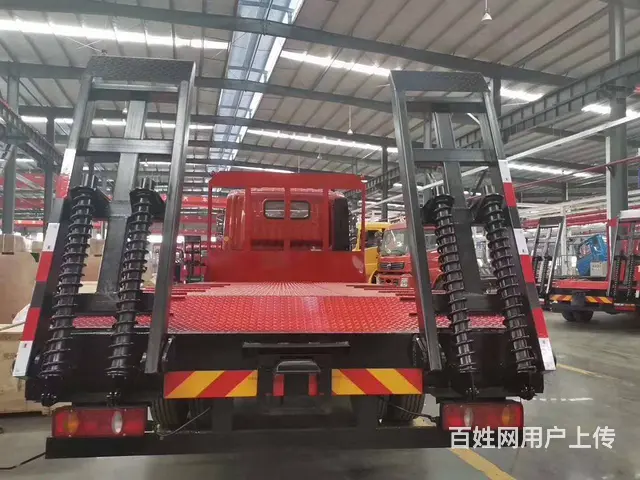 大运新品黄牌平板车可拉120挖机平板运输车厂家价格 - 图片 8