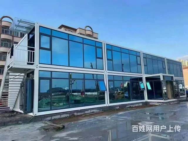 活动房 住人集装箱 室内隔墙围挡工地围挡 厂房隔断隔墙 - 图片 1
