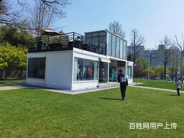 定制户外景区移动房屋办公室棋牌室商铺休闲小屋小吃店 - 图片 1