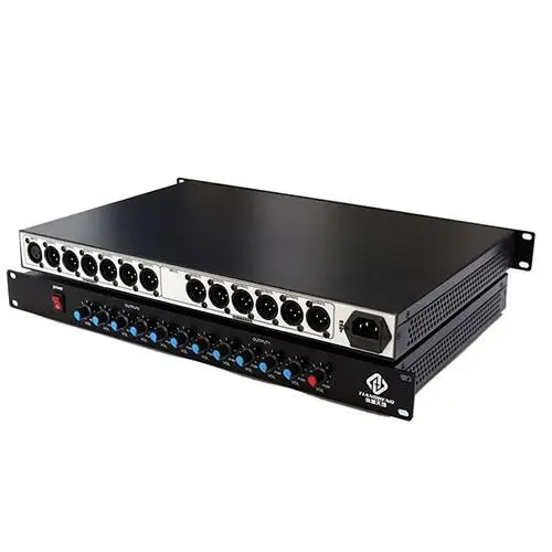 纵横天成1进12出卡农音频分配器标准1U机箱,分配器 - 图片 3