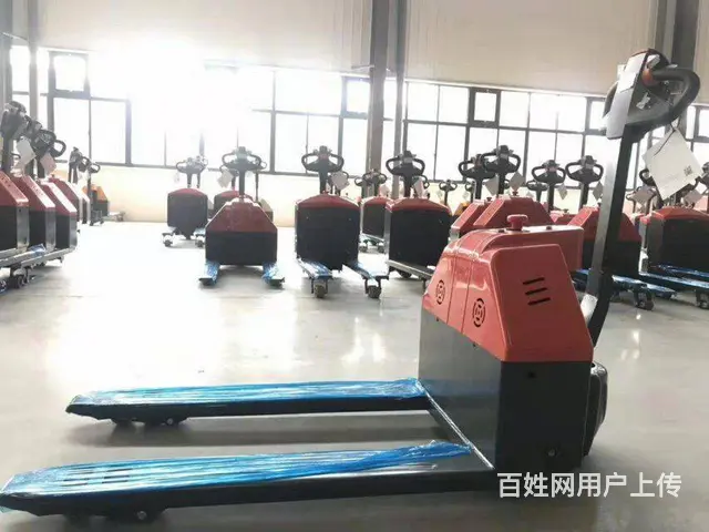 纸筒搬运车小铁牛电子秤地牛大前移叉车电动堆高车 - 图片 7