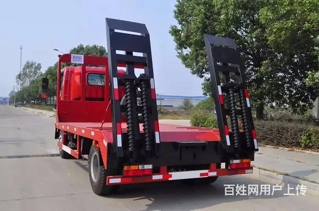 厂家直销 大运平板拖车 拖15吨挖机平板车 - 图片 3