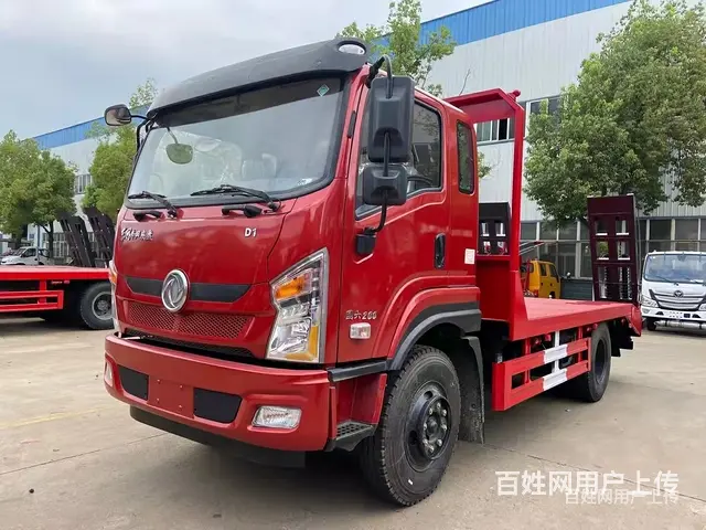 东风挖机拖板车 155挖机平板拖车实惠的拖车 - 图片 3
