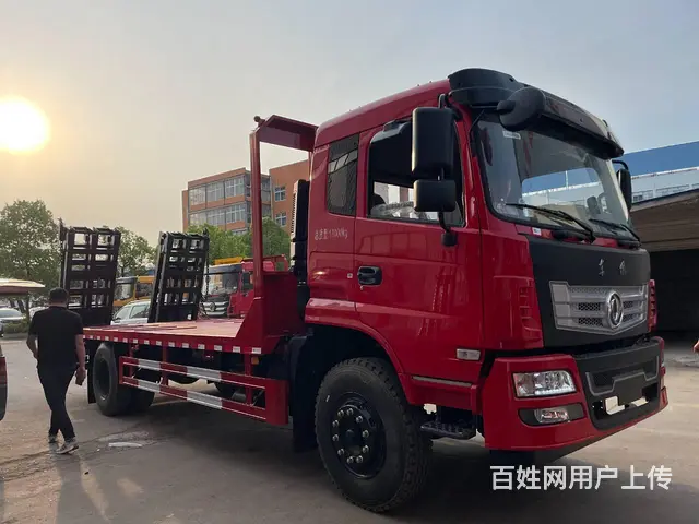 东风D17H玉柴200马力平板车 拉150挖机拖车 - 图片 7