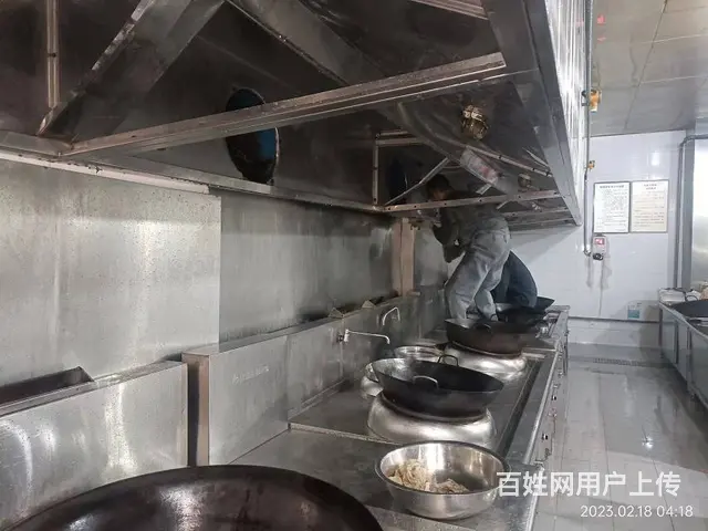 昆山陆家工厂食堂油烟机管道清洗风机清洗 - 图片 2
