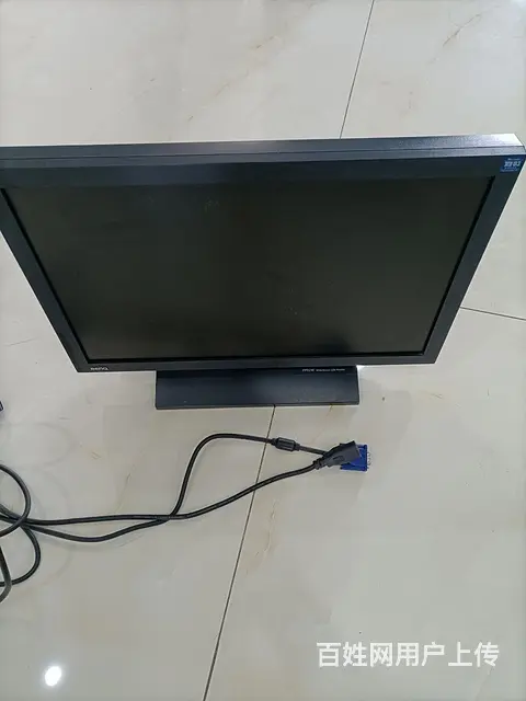 出售自己家用明基(BENQ）液晶显示器，带数据线， - 图片