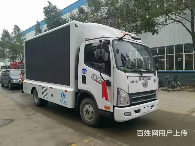 长期供应国六蓝牌LED广告宣传车 流动广告车配置 - 图片 6