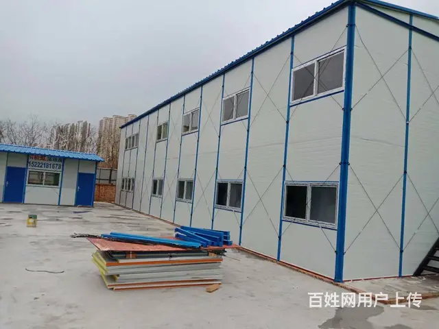 广灵单层彩钢房厂 制作批发大同50mm防火活动房 - 图片 7