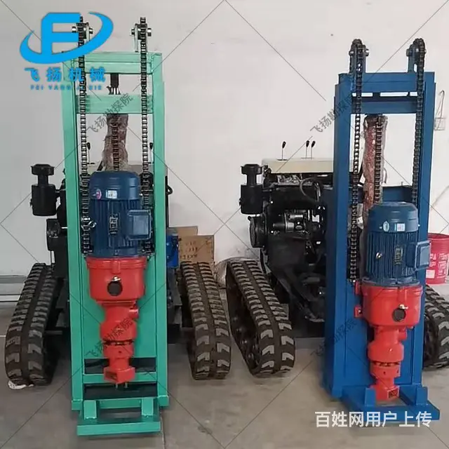 履带式气动注浆加固钻机 路基加固打孔钻孔速度快 - 图片 1