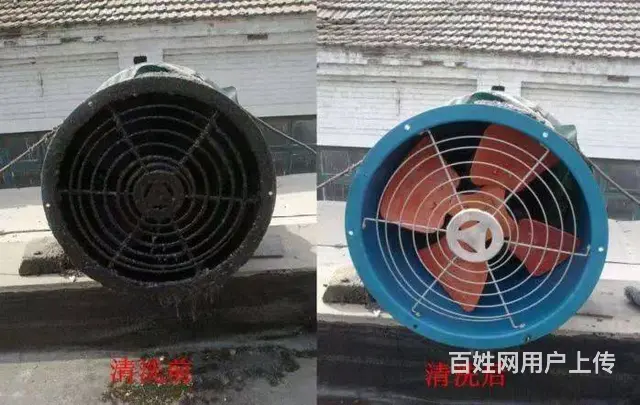 昆山陆家工厂单位食堂油烟机清洗 油烟罩清洗安装 - 图片 4