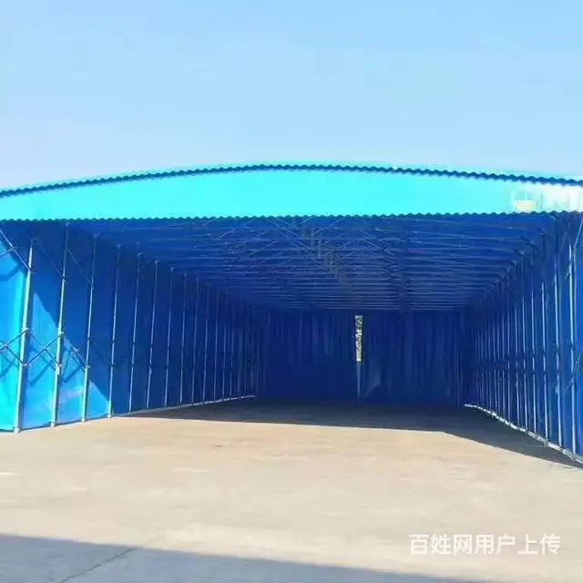长沙推拉棚户外遮阳停车雨棚 - 图片 2