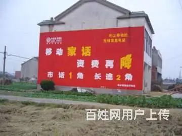 商洛墙体刷字广告 手绘墙画 走心知心 - 图片