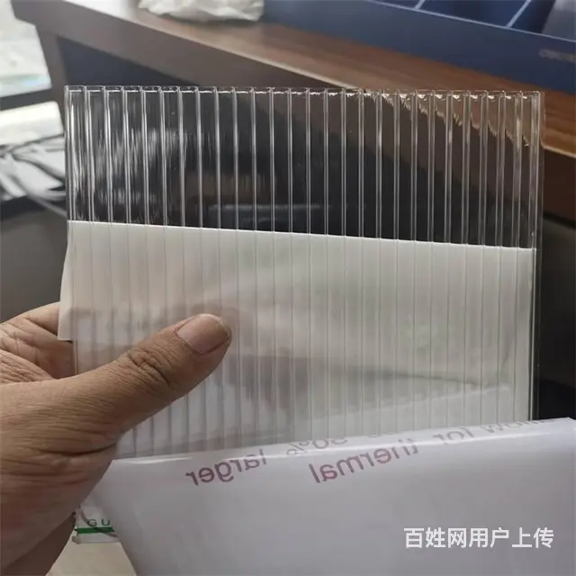 淄博周村三层阳光板厂家周村车棚阳光板防紫外线涂层 - 图片 6