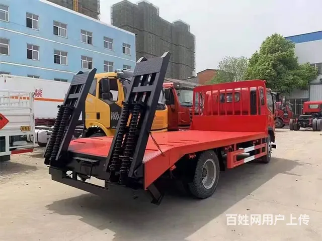 国六新款解放平板车 单桥拉小挖机优惠车型 - 图片 10