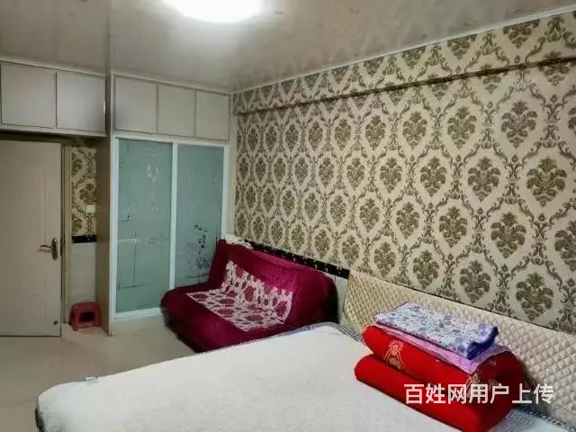 云水家园平台上一楼50平1室1厅精装双床电视冰箱洗衣机热水器 - 图片 1