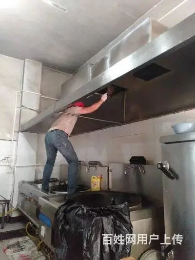 昆山张浦镇酒店饭店油烟机清洗公司 商场油烟管道清洗 - 图片 2