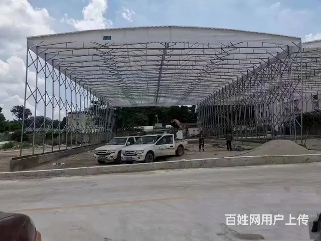 庆典展会雨棚物流蓬推拉式雨棚停车蓬篮球场蓬电动雨棚 - 图片 9