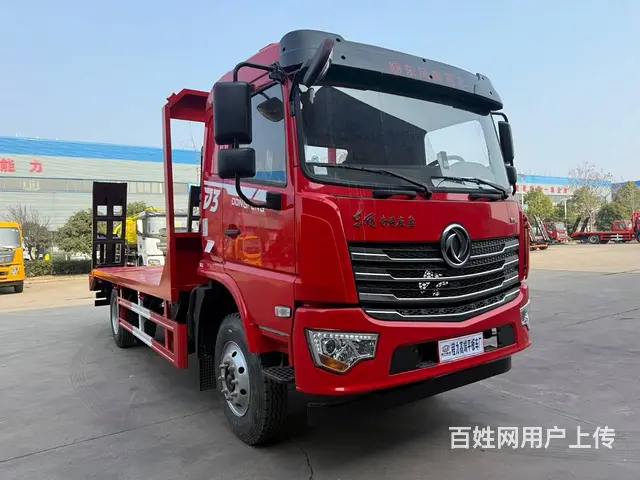 新款东风D3国六平板运输车单桥16吨18吨拖板车 - 图片 9