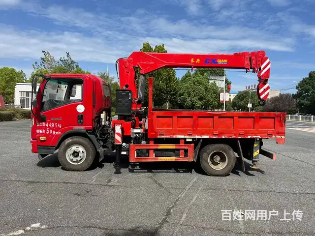 二手蓝牌170马力个人户6.3吨4节臂随车吊 - 图片 3
