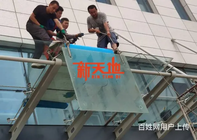 淄博钢化玻璃雨棚设计施工钢结构雨棚地下车库雨棚地下 - 图片 4
