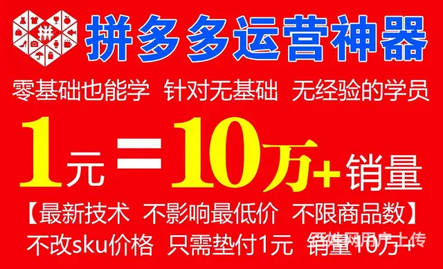 拼多多运营培训，1元改10万+销量 - 图片