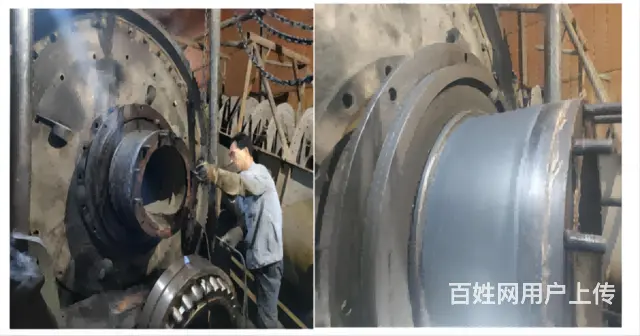 湿式球磨机空心轴轴承位磨损很好解决！ - 图片