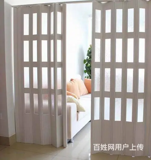 苏州PVC折叠门，厨房客厅PVC推拉门，商场折叠门 - 图片 3