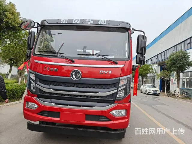 重载好转弯东风华神平板车拉150以下挖机专用拖板车 - 图片 2