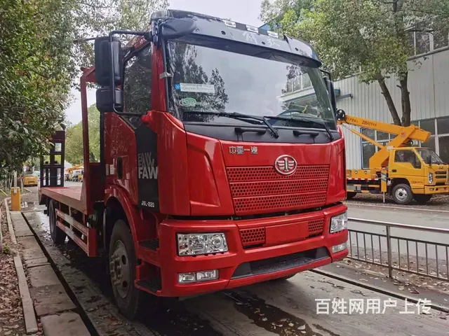 板长6.8米解放挖机拖车 平板运输车 支持送货上门 - 图片 6