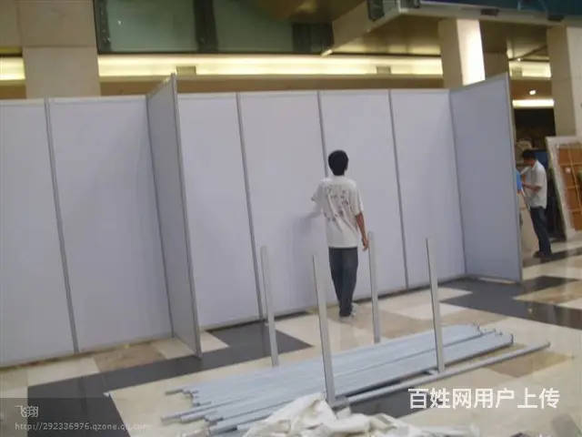 八棱柱画展活动展板、美术作品展示板 - 图片