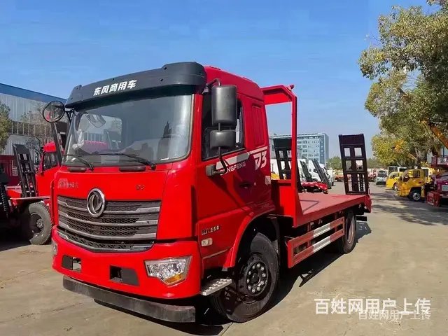 红河国6东风单桥挖机平板车15吨挖机拖车配置表报价大全 - 图片 7