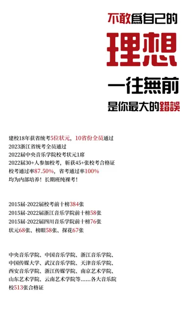 宁波慈溪音乐艺考培训，宁波艺考重点 - 图片 2
